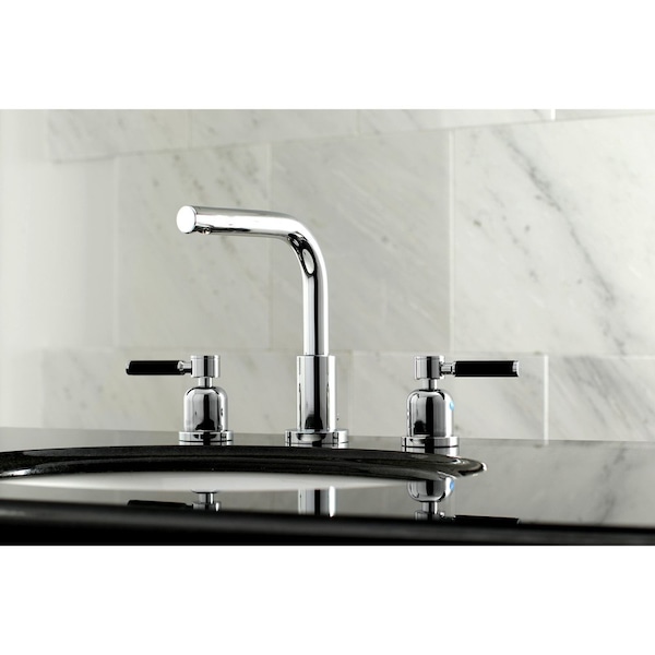 FSC8951DKL 8 Widespread Bathroom Faucet, Polished Chrome